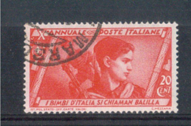 1932 - LOTTO/REG328U - REGNO - 20c. MARCIA SU ROMA - USATO