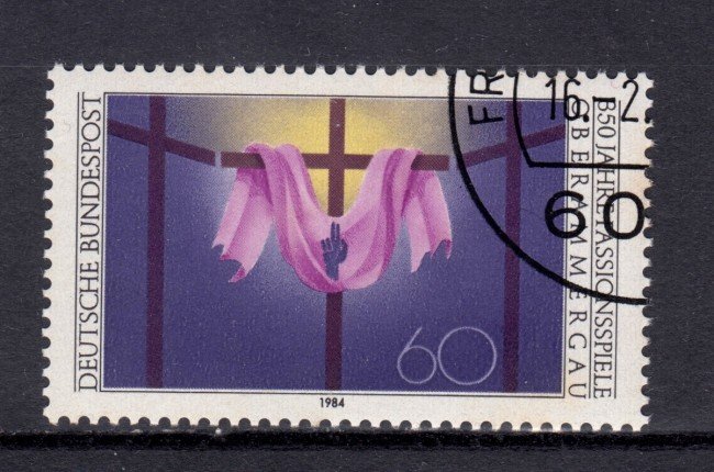 1984 - GERMANIA FEDERALE - PASSIONE DI CRISTO - USATO - LOTTO/31365U