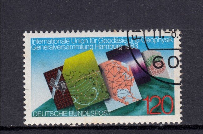 1983 - GERMANIA FEDERALE - UNIONE GEOFISICA  - USATO - LOTTO/31374U