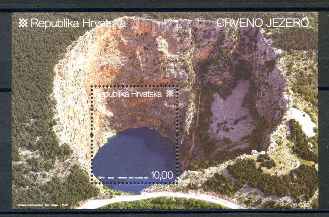 2007 - CROAZIA - LAGO ROSSO - FOGLIETTO NUOVO -  LOTTO/33040