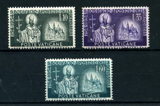 1955 - LOTTO/5840 - VATICANO - MARTIRIO DI SAN BONIFACIO 3v. NUOVI