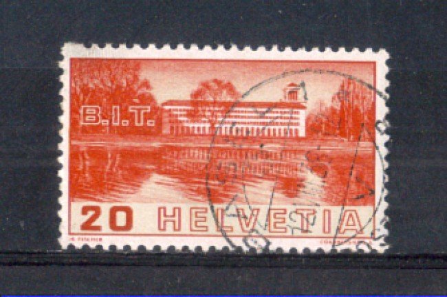 1938 - LOTTO/1893  - SVIZZERA - 20c. PALAZZO BIT - VARIETA'