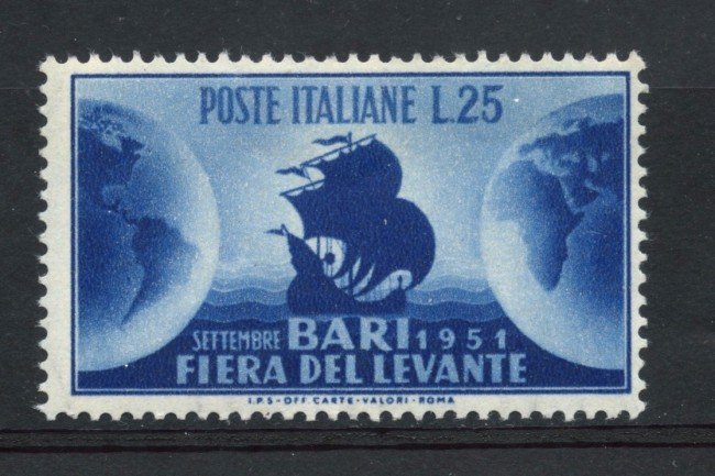 1951 - REPUBBLICA - 15° FIERA DEL LEVANTE DI BARI - NUOVO - LOTTO/30326