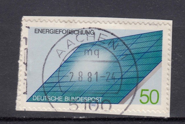 1981 - GERMANIA FEDERALE - FONTI DI ENERGIA - USATO - LOTTO/31407U