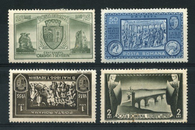 1933 - LOTTO/14507 - ROMANIA - CENTENARIO CITTA' TURNU-SEVERIN 4v. - LING.