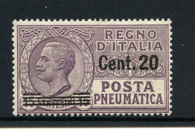 1924/25 - REGNO - LOTTO/43223 - POSTA PNEUMATICA 20 SU 15 CENT. - LINGUELLATO