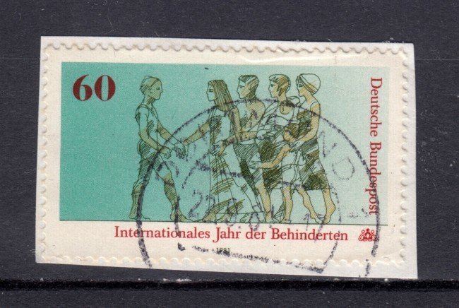 1981 - GERMANIA FEDERALE - ANNO DEGLI HANDICAPPATI - LOTTO/31411U