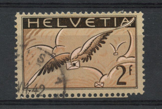 1929/30 - LOTTO/15846B - SVIZZERA - 2 FRANCHI POSTA AEREA - USATO