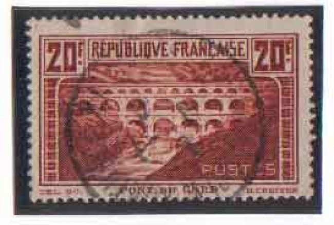1929 - LOTTO/FRA262AU - FRANCIA - 20 Fr.VEDUTE - USATO