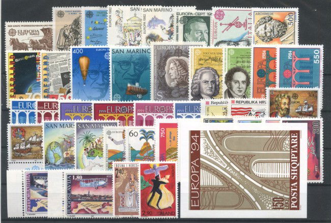 1982/1997 - EUROPA - LOTTO/43083 - INSIEME DI 24 SERIE COMPLETE NUOVE