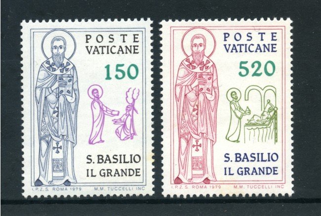 1979 - LOTTO/5980 - VATICANO - SAN BASILIO IL GRANDE 2v. - NUOVI