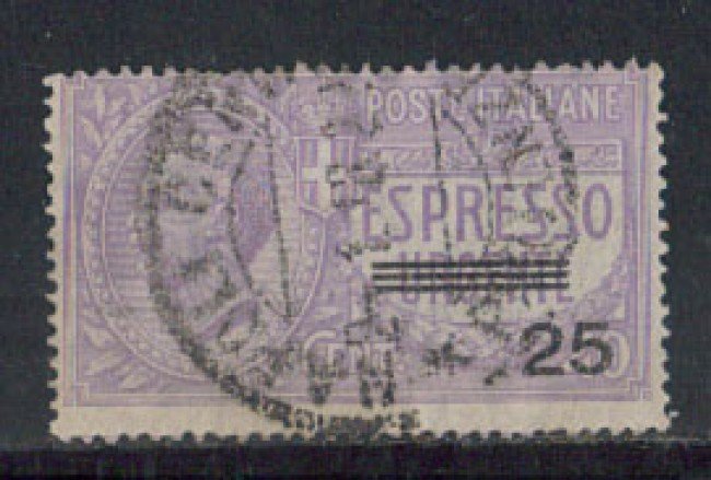 1917 - LOTTO/REGEX3U - REGNO - ESPRESSO 25c. SU 40c. - USATO