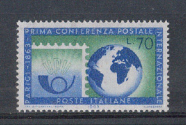1963 - LOTTO/6415 - REPUBBLICA - CONFERENZA POSTALE