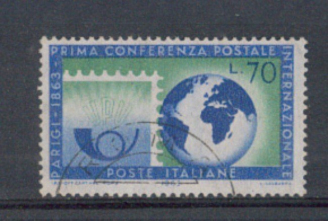 1963 - LOTTO/6415U - REPUBBLICA - CONFERENZA POSTALE USATO