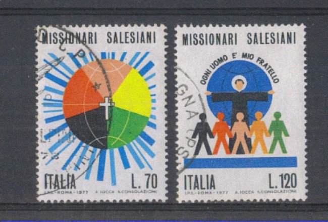 1977 - LOTTO/6659U - REPUBBLICA - MISSIONARI SALESIANI - USATI