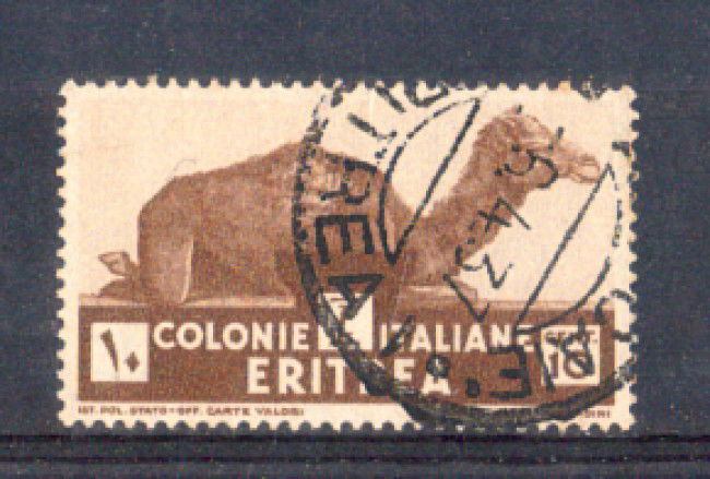 1933 - LOTTO/ERIT205U - ERITREA - 10c. PITTORICA - USATO