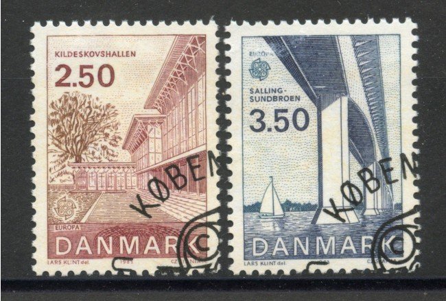 1983 - DANIMARCA - LOTTO/41336US - EUROPA 2v. - USATI