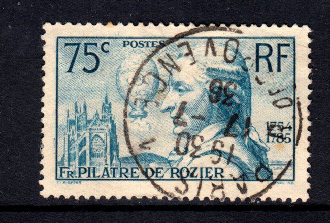 1936 - LOTTO/15443 - FRANCIA - AERONAUTA DE ROZIER - USATO