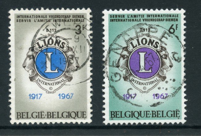 1966 - BELGIO - LOTTO/24416 - LIONS CLUB 2v. - USATI