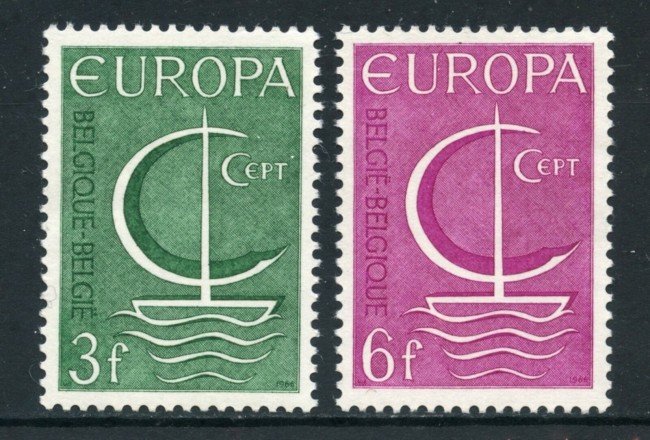 1966 - BELGIO - EUROPA 2v. - NUOVI - LOTTO/25949