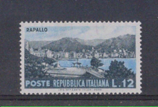 1953 - LOTTO/6222 - REPUBBLICA - 12 L. TURISTICA RAPALLO