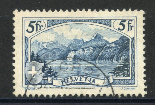 1928 - SVIZZERA - 5 Fr. MONTE RUTLI - USATO - LOTTO/34024