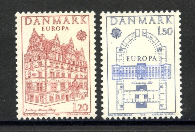 1978 - DANIMARCA - LOTTO/41358 - EUROPA 2v. - NUOVI