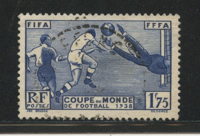 1938 - LOTTO/13509 - FRANCIA - MONDIALI DI CALCIO - USATO