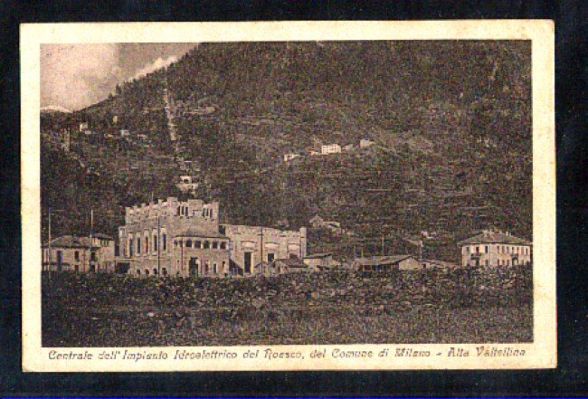 GROSSOTTO - 1921 - LBF/1130A - CENTRALE IMPIANTO DEL ROASCO ALTA VALTELLINA