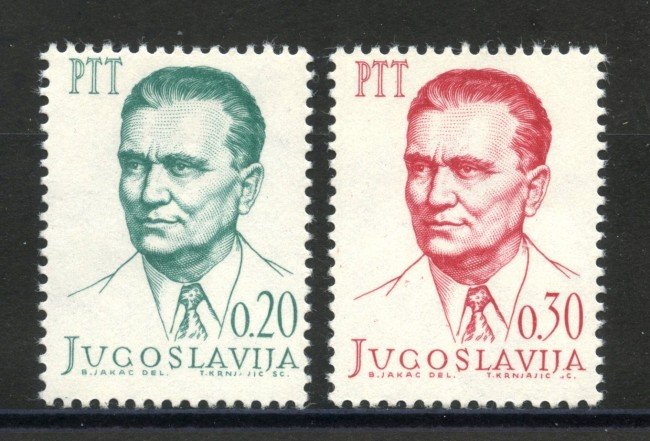 1966 - JUGOSLAVIA - MARESCIALLO  TITO  2 v. - NUOVI - LOTTO/34028