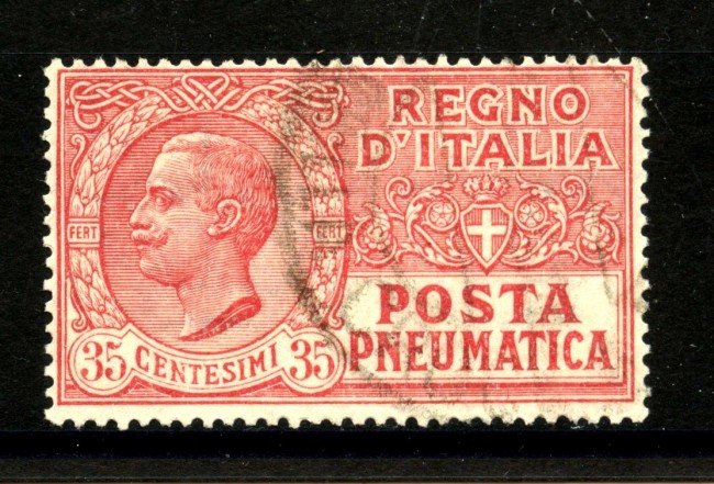 1927/28 - REGNO - LOTTO/40460 - 35 CENTESIMI POSTA PNEUMATICA - USATO