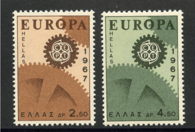 1967 - LOTTO/41251 - GRECIA - EUROPA 2v. - NUOVI