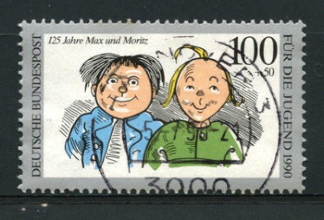 1990 - LOTTO/12475 - GERMANIA - 100+50p. Max e Moritz - USATO