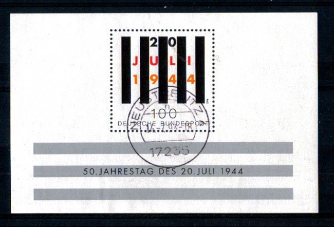 1994 - LOTTO/GFBF28U - GERMANIA - ATTENTATO FOGLIETTO - USATO