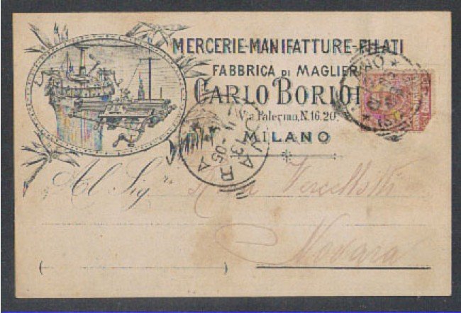 MILANO - 1905 - LBF/980E - MERCERIE MANIFATTURE