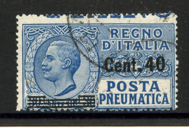 1924/25 - REGNO - LOTTO/40455 - 40 su 30 CENTESIMI POSTA PNEUMATICA - USATO