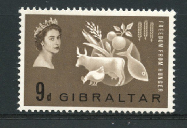 1963 - LOTTO/12262 - GIBILTERRA - CAMPAGNA CONTRO LA FAME - NUOVO