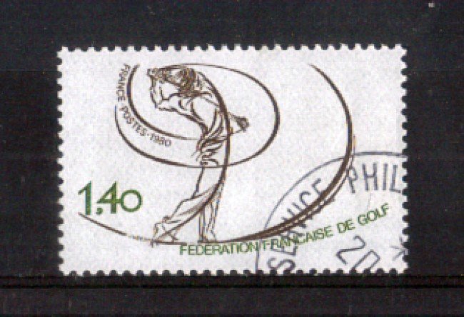 1980 - LOTTO/FRA2105U - FRANCIA - FEDERAZIONE GIOCO GOLF - USATO