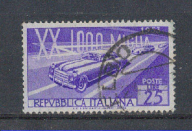 1953 - LOTTO/6197U - REPUBBLICA - MILLE MIGLIA USATO