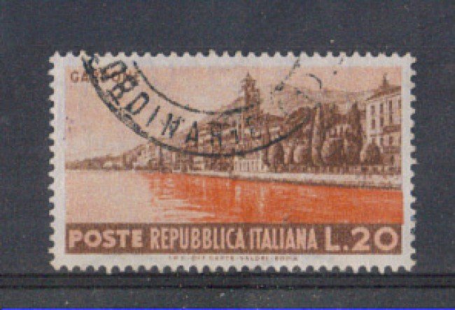 1953 - LOTTO/6223U - REPUBBLICA - 20 L. TURISTICA GARDONE USATO