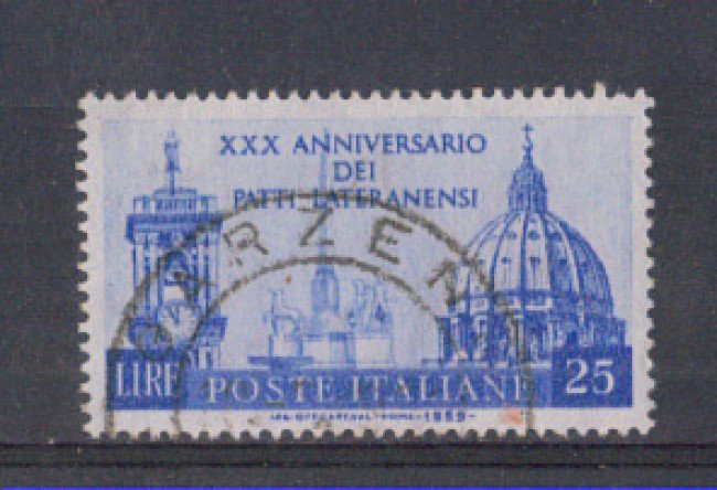 1959 - LOTTO/6345U - REPUBBLICA - PATTI LATERANENSI USATO