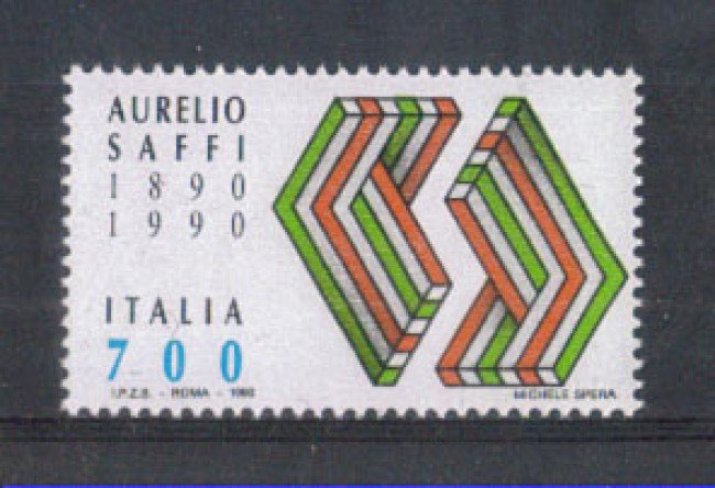 1990 - LOTTO/6937 - REPUBBLICA - AURELIO SAFFI