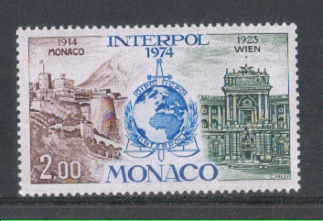 1974 - LOTTO/8487 - MONACO - INTERPOL