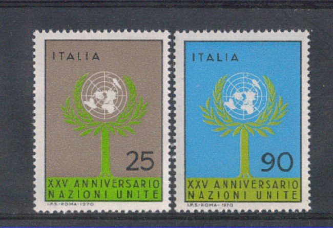 1970 - LOTTO/6532 - REPUBBLICA - ANNIVERSARIO O.N.U.