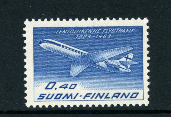 1963 - LOTTO/22150 - FINLANDIA - POSTA AEREA 40p.  FINNAIR - NUOVO