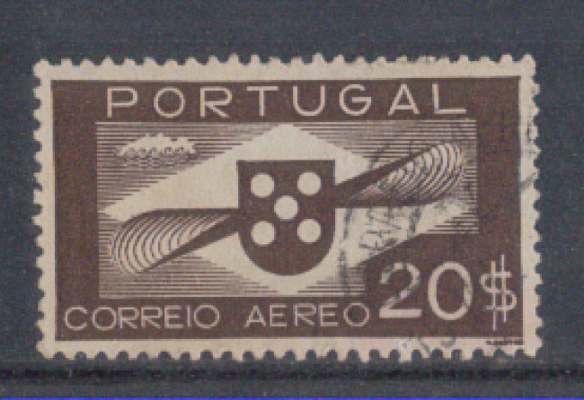 1936 - LOTTO/9697IU - PORTOGALLO - 20e. POSTA AEREA  - USATO