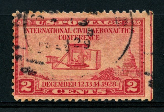 1928 - LOTTO/14581 - STATI UNITI - 2c. CONFERENZA AVIAZIONE - USATO