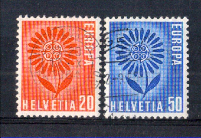 1964 - LOTTO/SVI736CPU - SVIZZERA - EUROPA 2v. - USATI