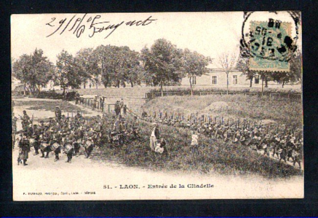 FRANCIA - 1905 - LBF/1314 - LAON  ENTREE DE LA CITADELLE