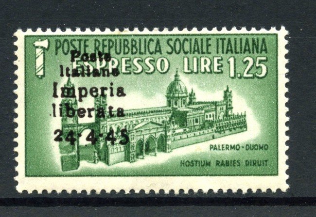 1945 - CLN -  IMPERIA - ESPRESSO 1,25 LIRE  - NUOVO - LOTTO/32588